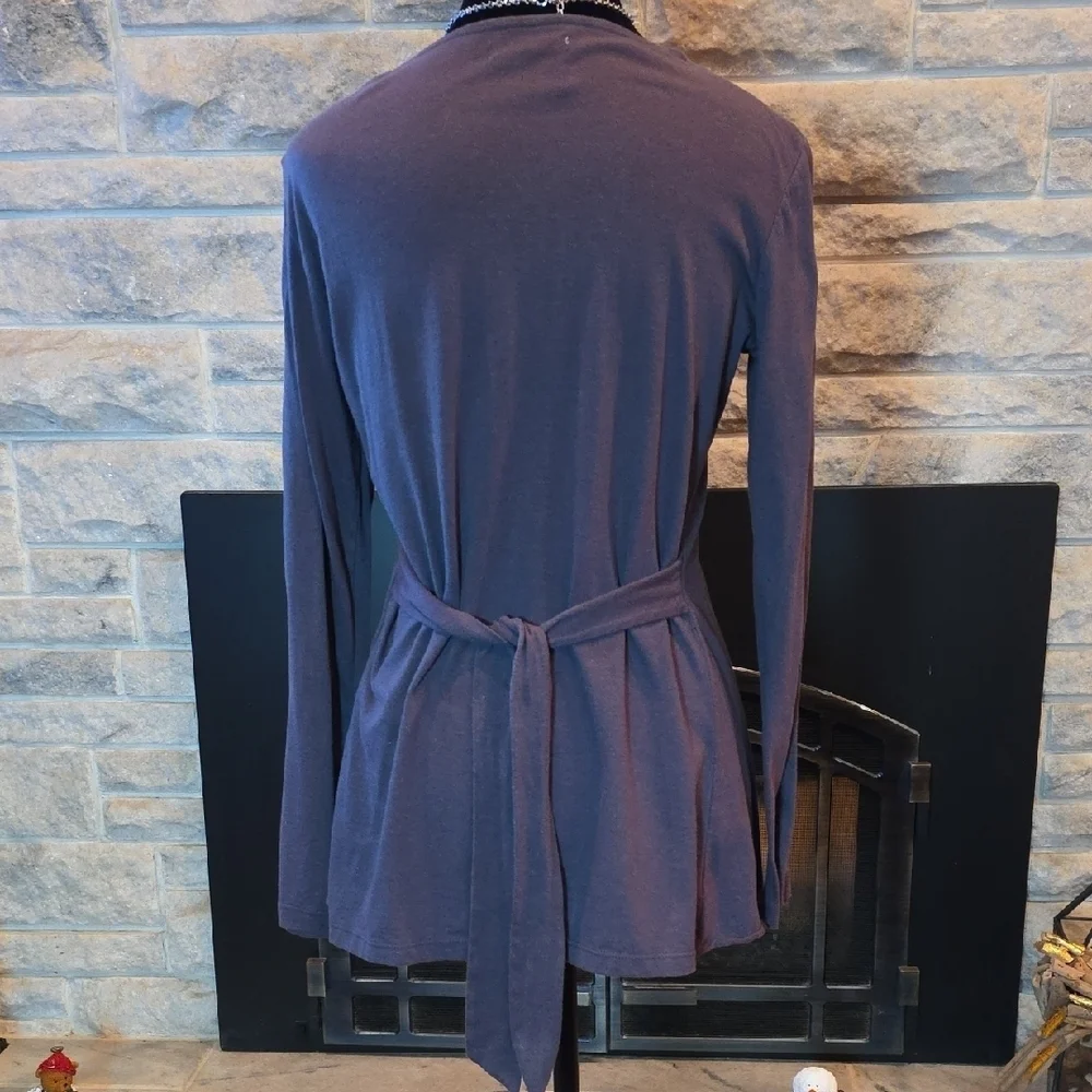 Maurices Gray Women's Front Tie Sweater. Size Large